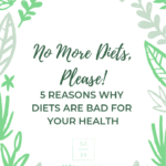 No More Diets, Please!