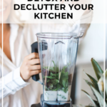 It's time to organize and declutter your kitchen to make it joyful space and to keep your meals organized. Learn my top tips to declutter your kitchen.